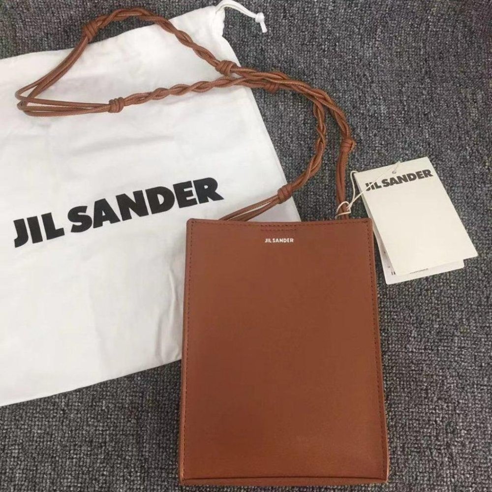 JIL SANDER BROWN ‘TANGLE SMALL’ SHOULDER BAG - Picture 2 of 8